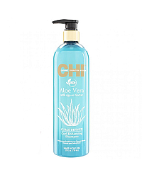 CHI Aloe Vera with Agava Nectar Curl Enhancing Shampoo - Шампунь увлажняющий разглаживающий 710 мл